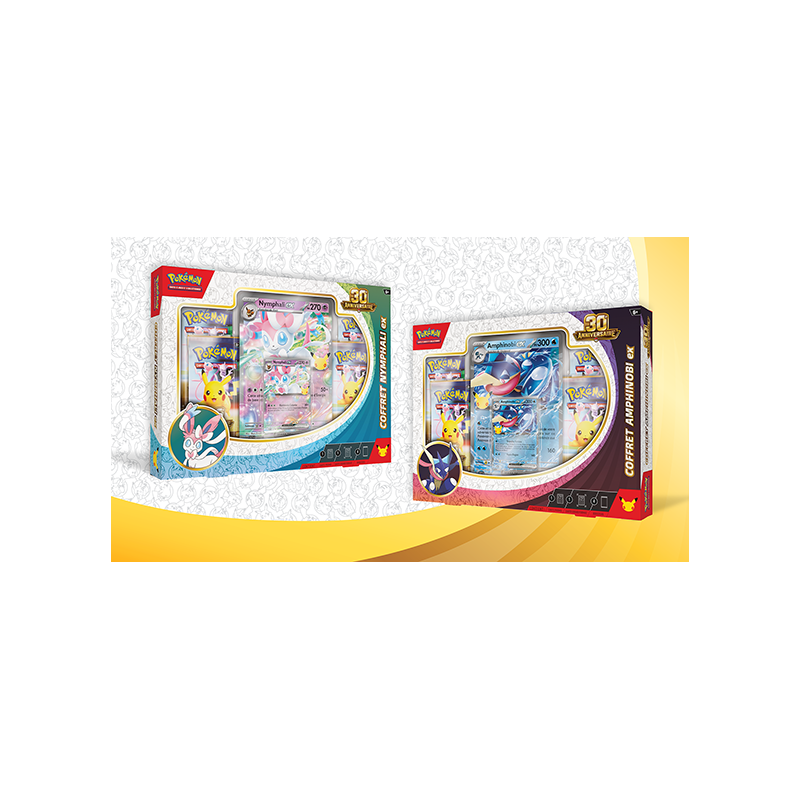 Coffret Pokemon - 30 Ans - Nymphali EX ou Amphinobi EX - Sceller - FR (PRECO)