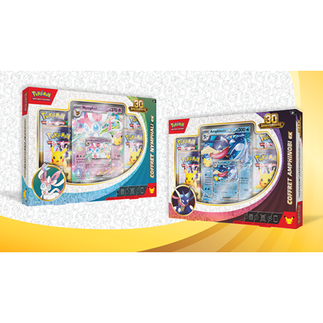 Coffret Pokemon - 30 Ans - Nymphali EX ou Amphinobi EX - Sceller - FR (PRECO)