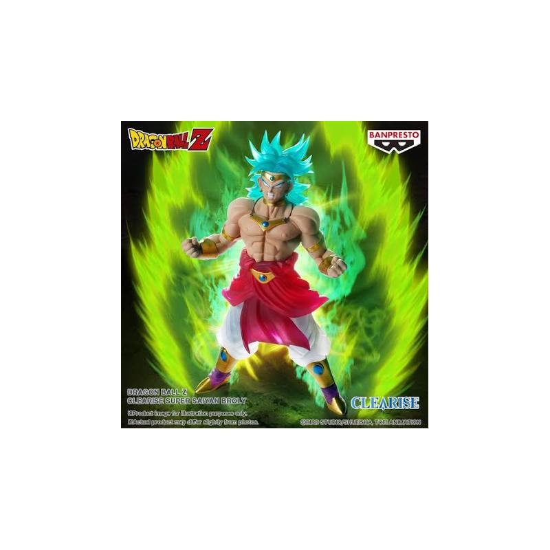 Figurine Dragon Ball Z Broly Super Saiyan CLEARISE Banpresto 17 cm