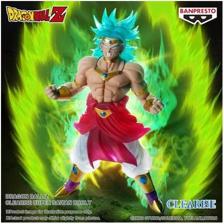 Figurine Dragon Ball Z Broly Super Saiyan CLEARISE Banpresto 17 cm
