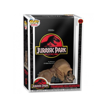 Funko Pop Movie Posters - Jurassic Park 03 - Tyrannosaurus Rex & Velociraptor