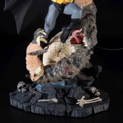 Statue DC Comics - Batman vs Killer Croc - Mini Battle Statue - DC Collectibles - 21 cm