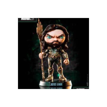 Figurine DC Comics - Aquaman - Justice League Mini Co. Heroes - Iron Studios - 13,5 cm