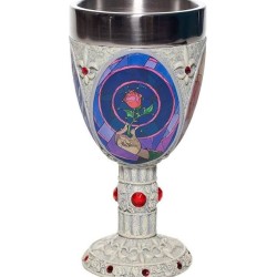 Calice Disney - La Belle et la Bête - Disney Showcase Stained Glass - Enesco - 18 cm