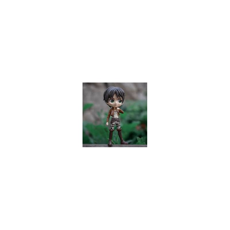 Figurine L’Attaque des Titans - Eren Yeager - Q Posket Vol.2 Version A - Banpresto - 14 cm