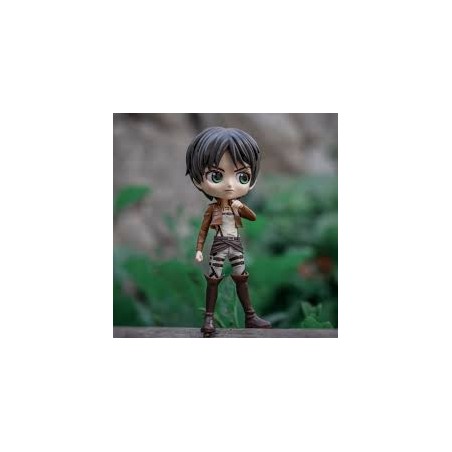 Figurine L’Attaque des Titans - Eren Yeager - Q Posket Vol.2 Version A - Banpresto - 14 cm