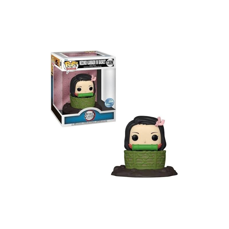 Funko POP Deluxe - Demon Slayer 1309 – Nezuko Kamado in Basket – Special Edition