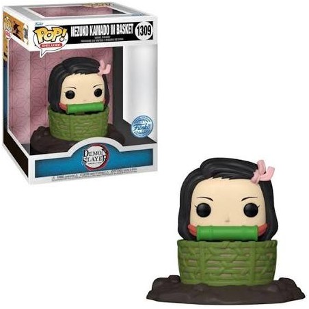 Funko POP Deluxe - Demon Slayer 1309 – Nezuko Kamado in Basket – Special Edition