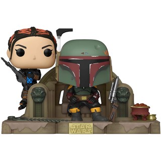 Funko Pop - Star Wars 486 - Boba Fett And Fennec on Throne (Jumbo)