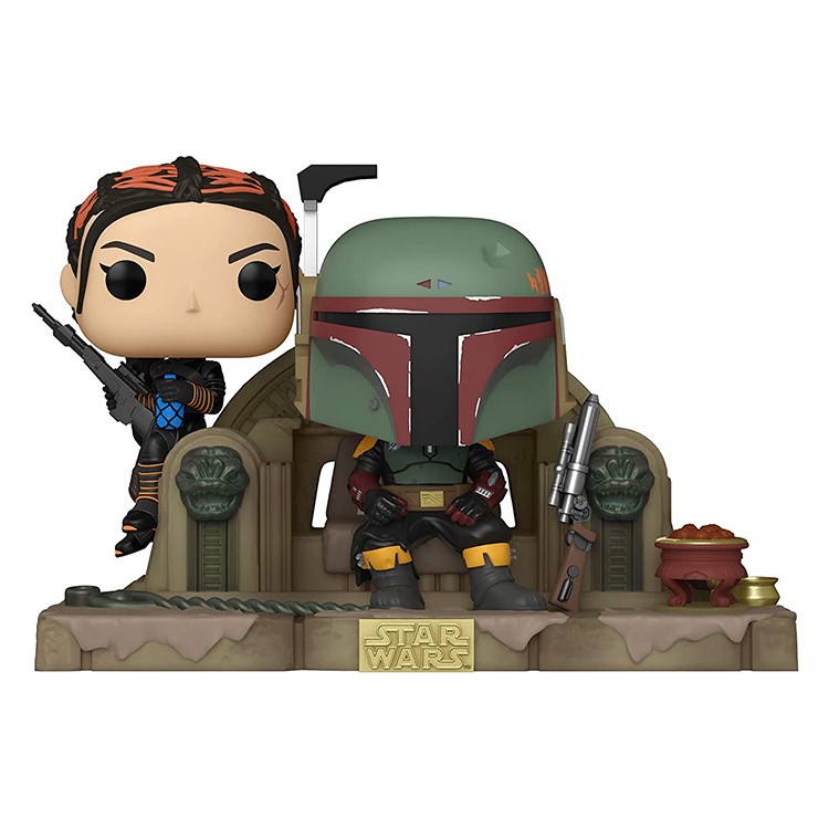 Funko Pop - Star Wars 486 - Boba Fett And Fennec on Throne (Jumbo)