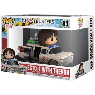 Funko POP Rides Super Deluxe - Ghostbusters Afterlife 83 – Ecto-1 with Trevor