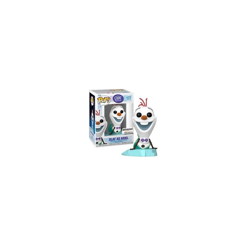 Funko POP Exclusive - Disney Olaf Presents 1177 – Olaf as Ariel – Amazon Exclusive