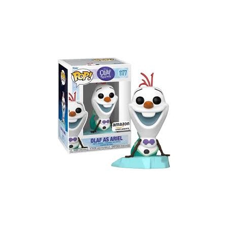 Funko POP Exclusive - Disney Olaf Presents 1177 – Olaf as Ariel – Amazon Exclusive