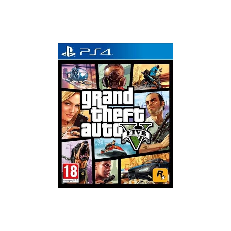Jeux D'Occasion - Grand Theft Auto V – GTA 5 – PS4
