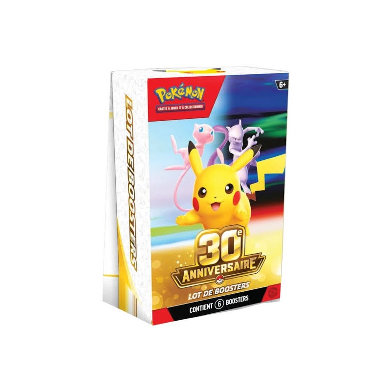 Bundle Pokemon ME5.5 30e anniversaire – Lot de 6 Boosters – FR (Preco)