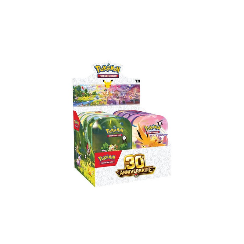 Mini-Tins Pokemon - ME5.5 30e anniversaire – 2 Boosters – FR – (Preco)