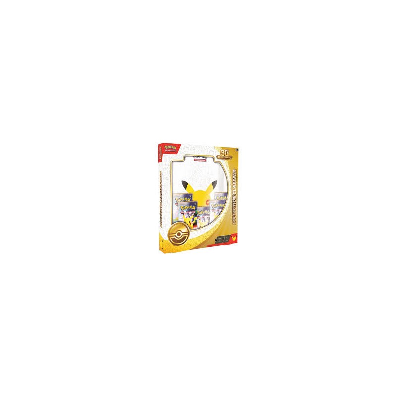 Coffret Collection Classeur Pokémon 30ᵉ Anniversaire – 5 Boosters – 1 Classeur 30 ans – FR