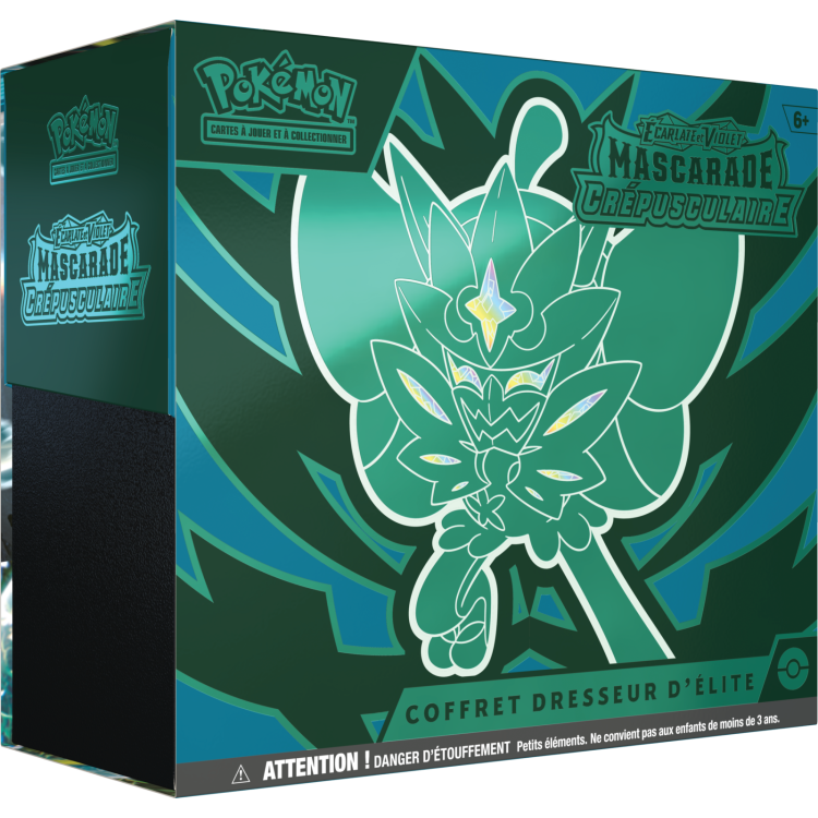 Coffret Dresseur d’Élite Pokémon EV06 Mascarade Crépusculaire – ETB Scellé FR