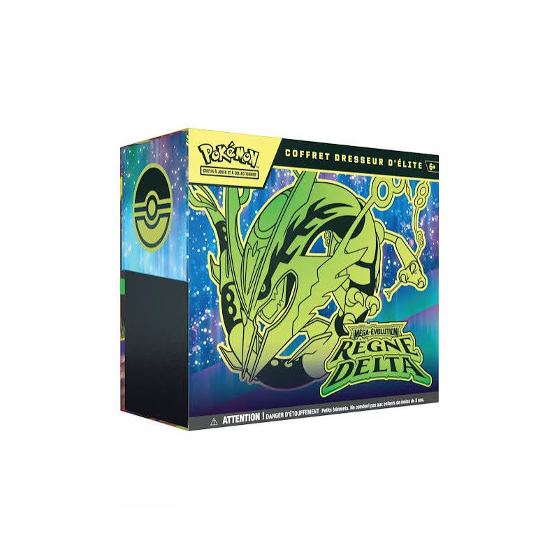 Coffret Dresseur d’Élite Pokémon (ETB) - Règne Delta ME06 – Méga-Rayquaza Scellé FR (Preco)
