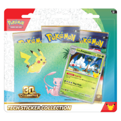 Tripack Pokémon 30e Anniversaire Collection Autocollant Réajustable – Modèle Aléatoire – Scellé FR (Preco)