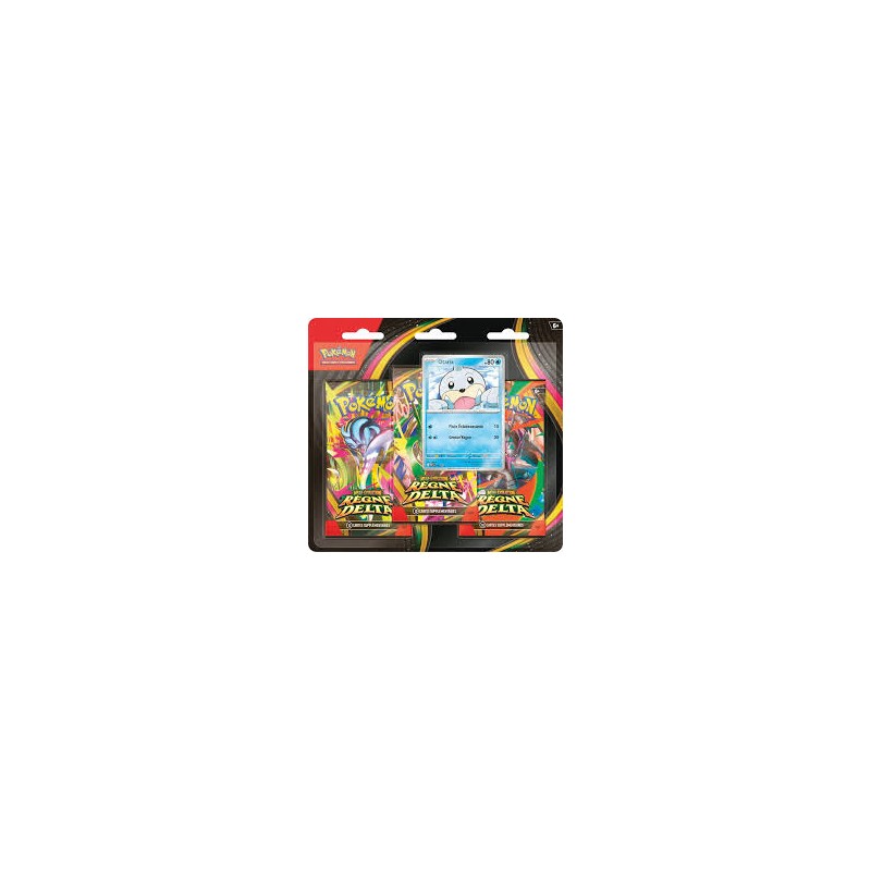 Tripack Pokémon - Règne Delta ME06 + Promo aleatoire – Scellé FR (Preco)