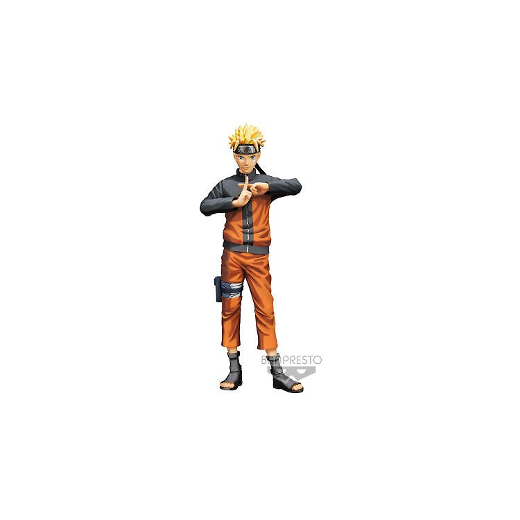 Figurine Naruto Shippuden - Naruto Uzumaki 2 - Grandista Manga Dimensions - Banpresto - 23 cm
