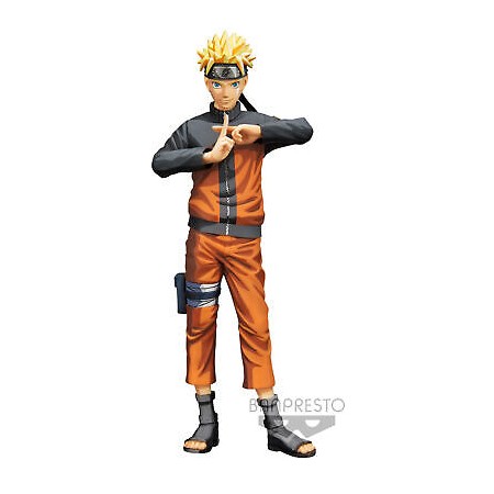 Figurine Naruto Shippuden - Naruto Uzumaki 2 - Grandista Manga Dimensions - Banpresto - 23 cm