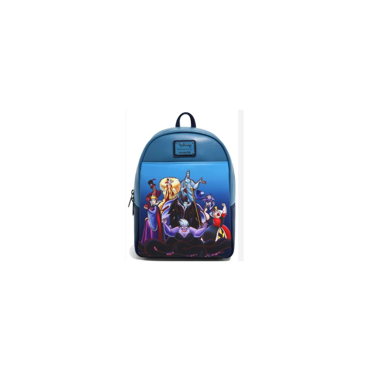 Sac à Dos Loungefly Disney Villains Color Block Triple Pocket Mini Backpack