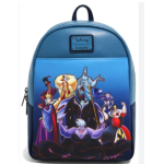 Sac à Dos Loungefly Disney Villains Color Block Triple Pocket Mini Backpack