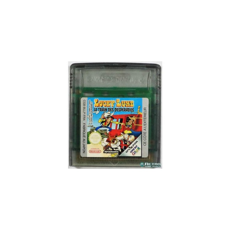 Jeu GameBoy Color Lucky Luke Le Train des Desperados