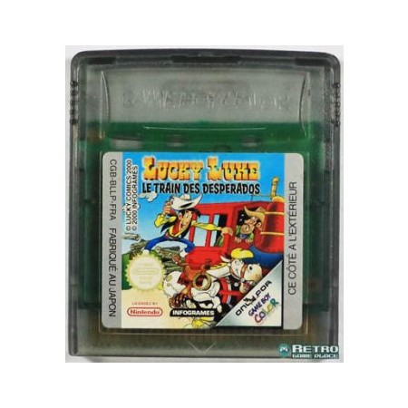 Jeu GameBoy Color Lucky Luke Le Train des Desperados