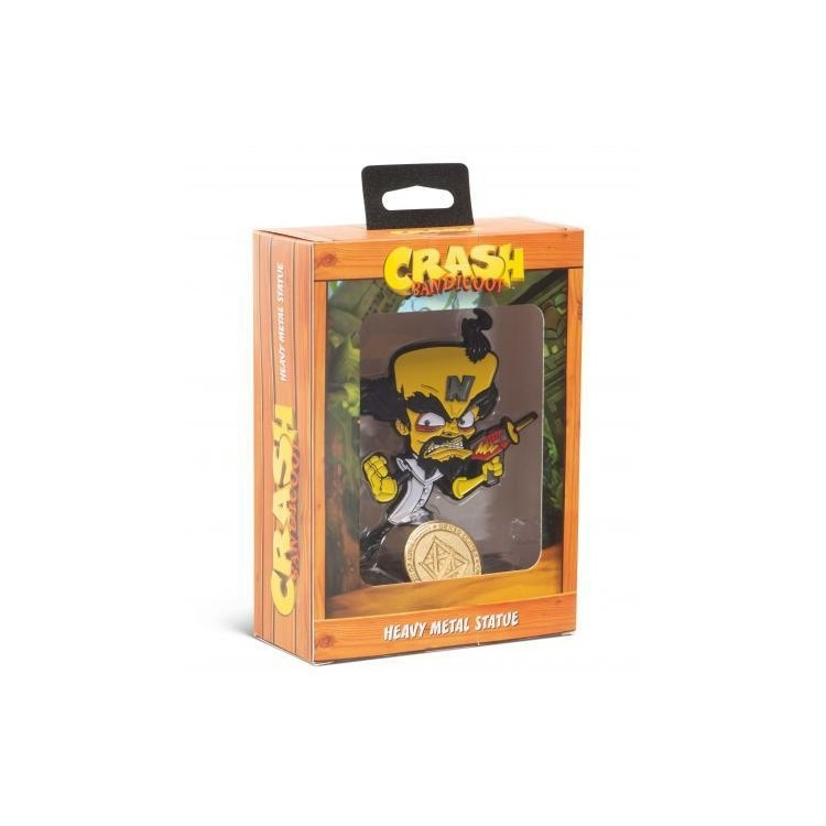 Crash bandicoot - heavy metal statue - dr.neo - 13cm