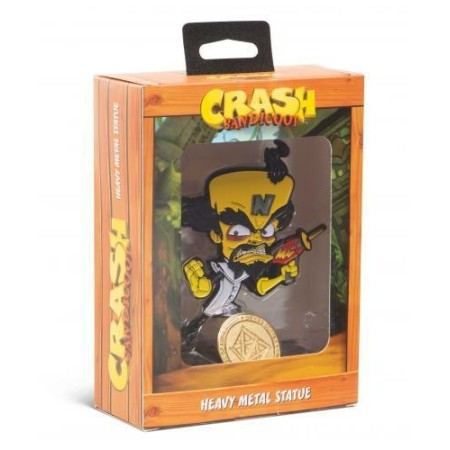 Crash bandicoot - heavy metal statue - dr.neo - 13cm