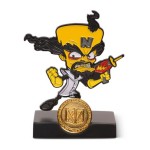 Crash bandicoot - heavy metal statue - dr.neo - 13cm