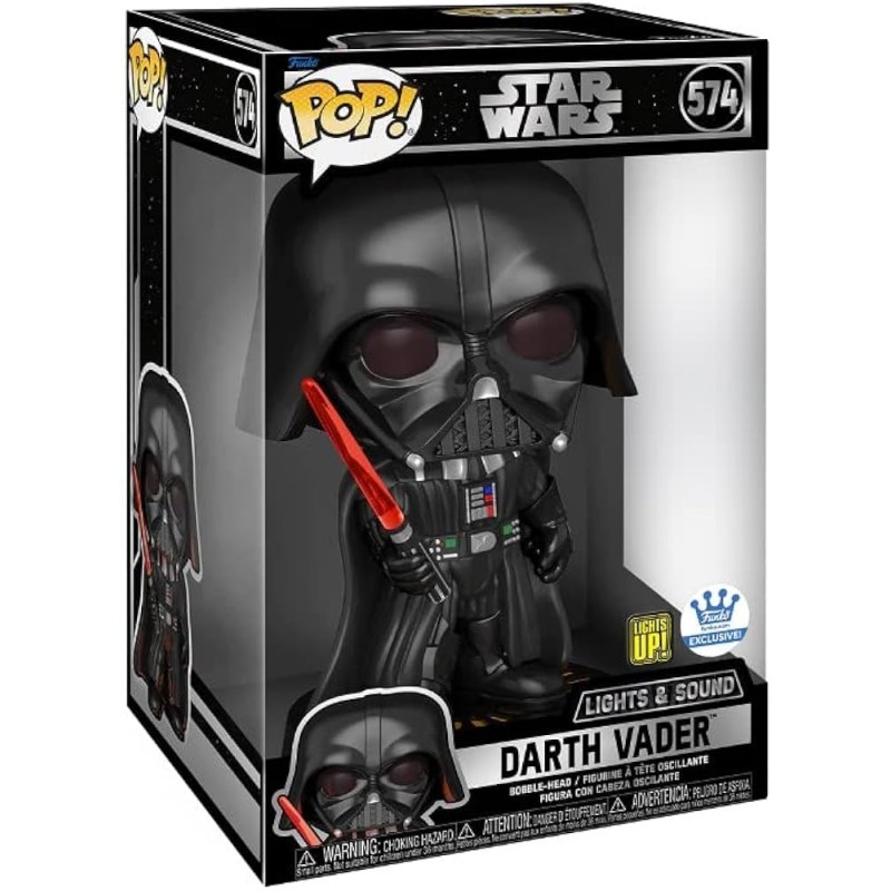 Funko Pop - Star Wars 574 - Dark Vador Funko Exclusive Son et Lumière - 25cm