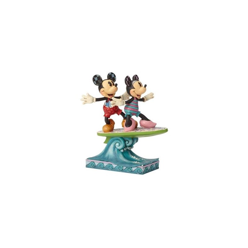 Figurine Disney Tradition - Minnie et Mickey Surf