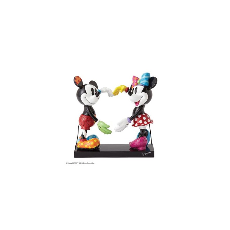 Figurine Disney - Mickey & Minnie - Heart Hands Disney Traditions - Jim Shore Enesco - 15,6 cm