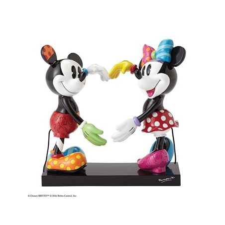 Figurine Disney - Mickey & Minnie - Heart Hands Disney Traditions - Jim Shore Enesco - 15,6 cm