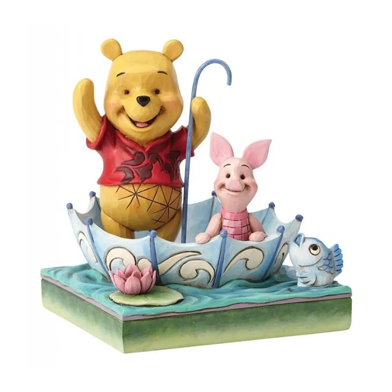 Figurine Enesco - Disney - Winnie Et Porcinet - 50 Ans D'amitié Disney Traditions