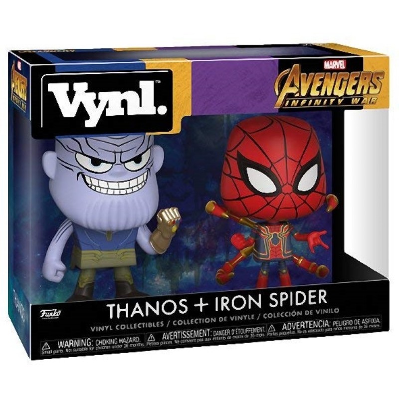 Funko Vynl - Avengers infinity war - Thanos + Iron Spider