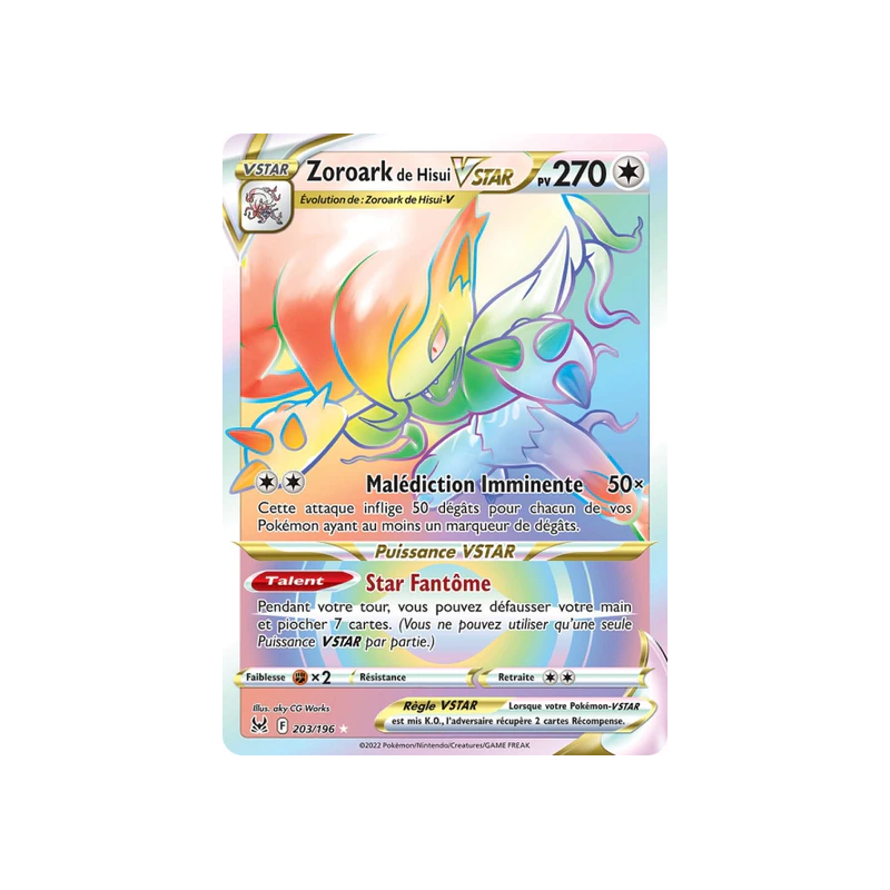 Zoroark - 203/196 - Origine Perdue