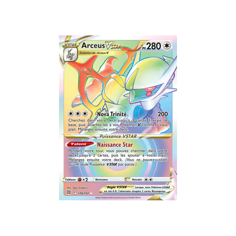 Arceus - 176/172 - Stars Etincelantes