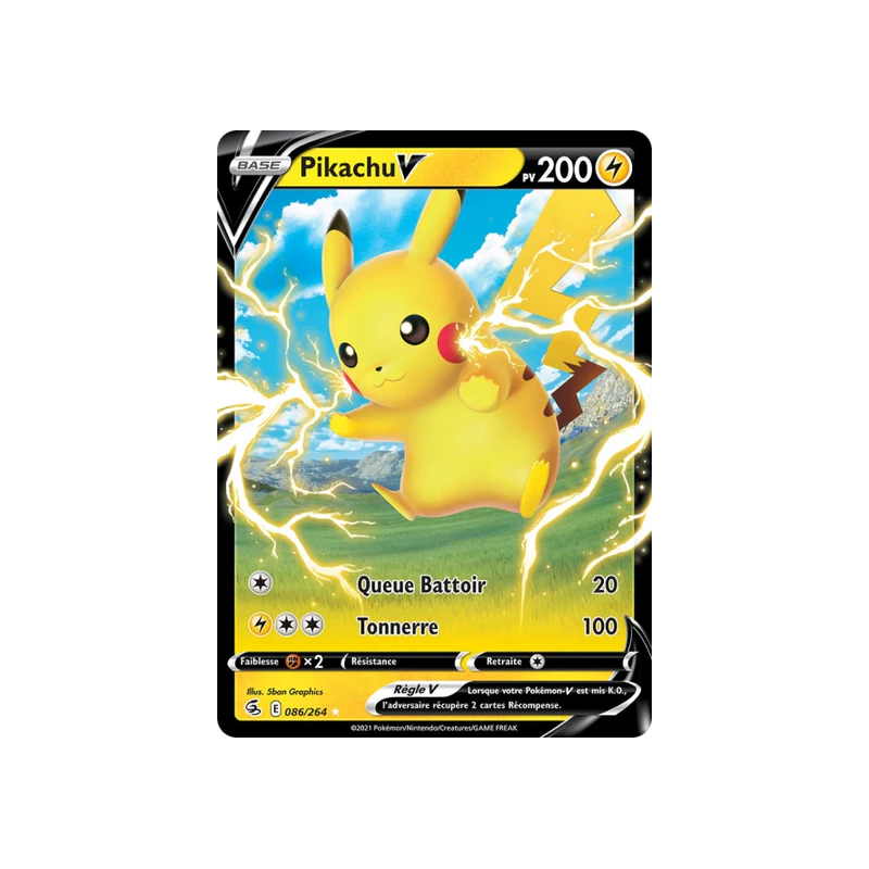 Pikachu V - 086/264 - Poing de Fusion