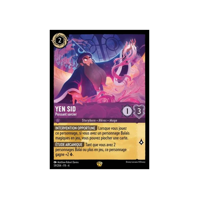 Yen Sid (Foil) - 59/204 - Chapitre 4